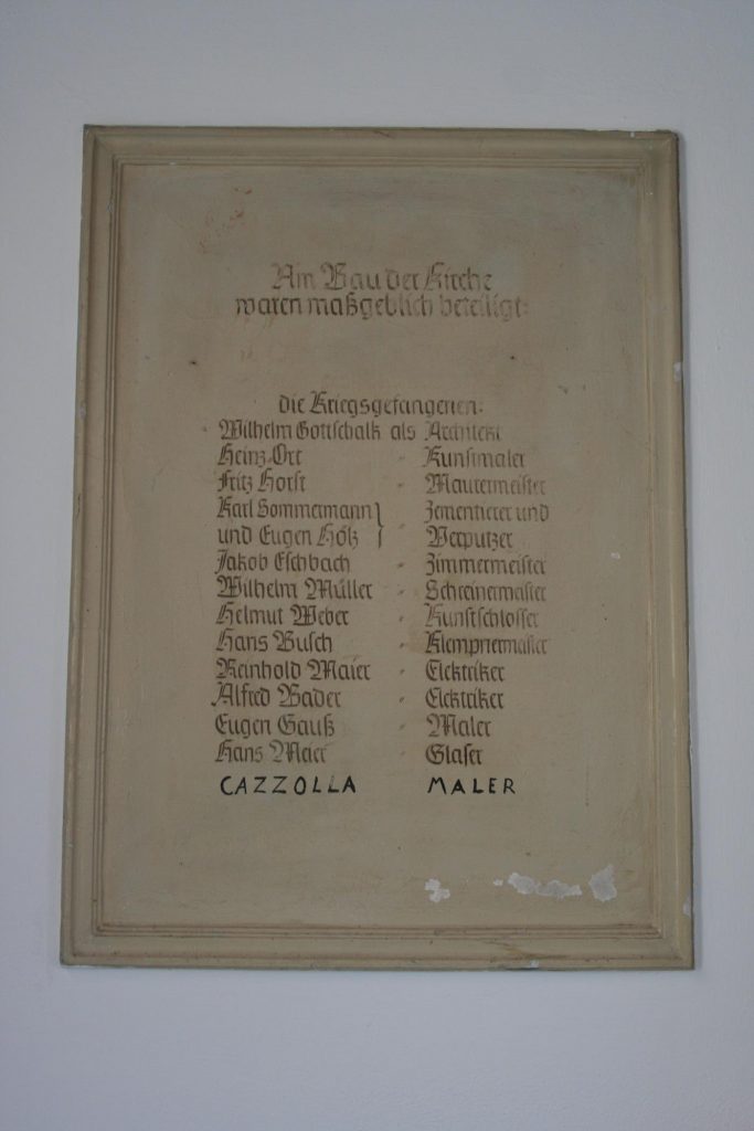 Theresienkapelle Innenansicht